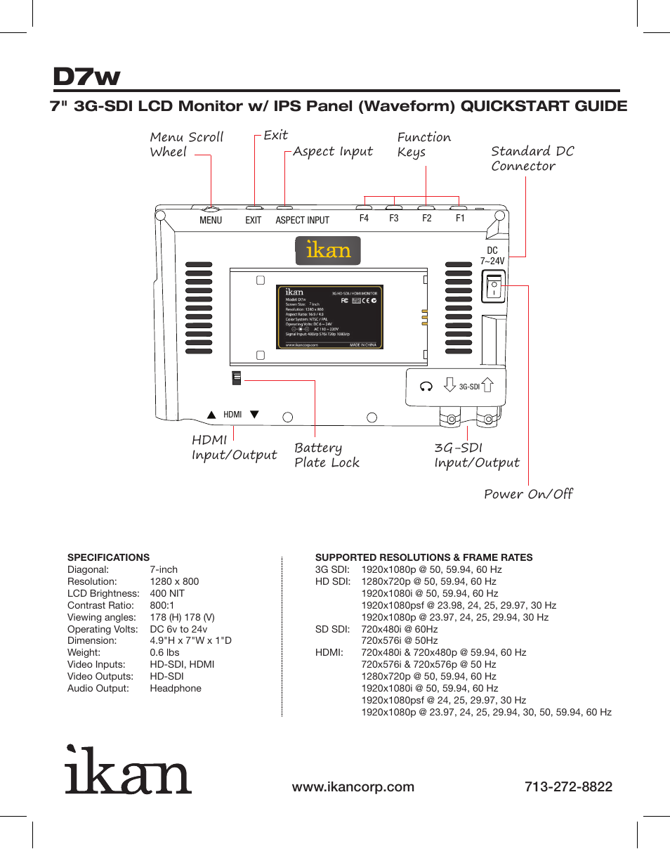 ikan D7w-1 User Manual | Page 3 / 5