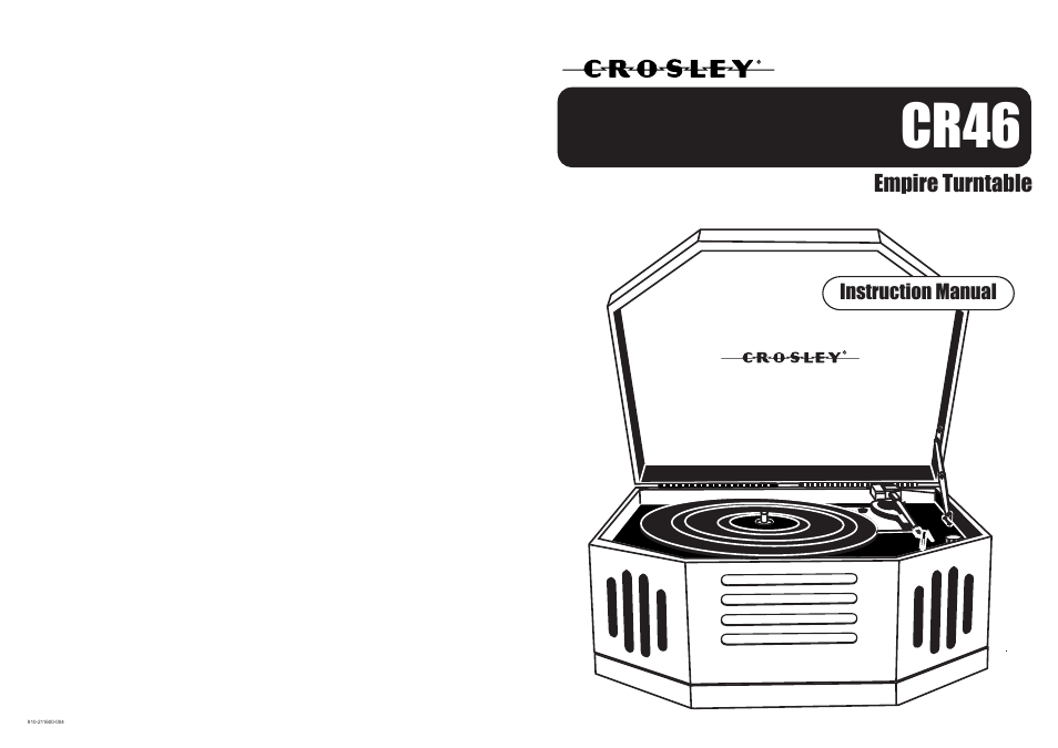 Crosley EMPIRE CR46 User Manual | 5 pages