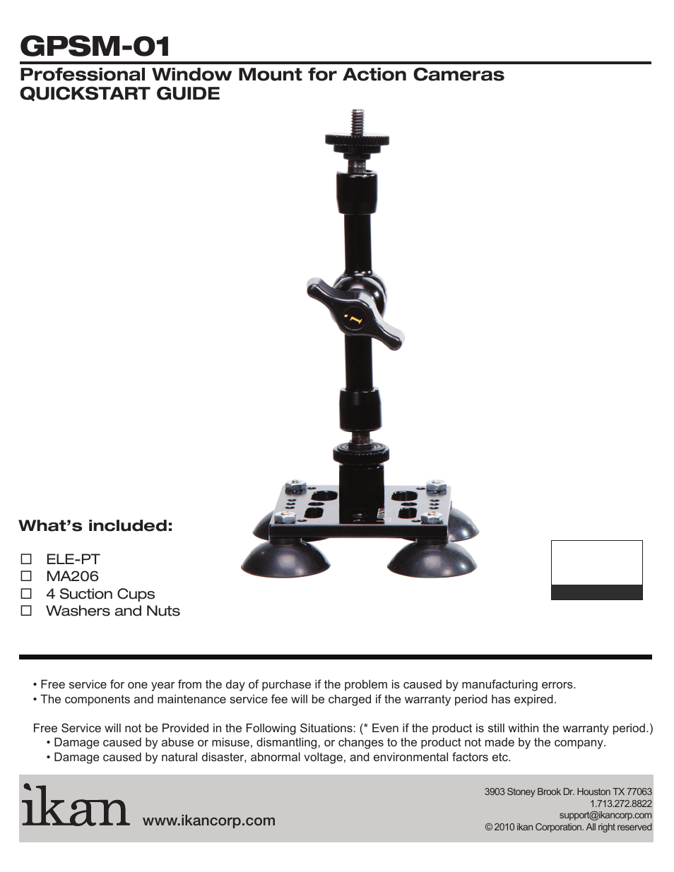 ikan GPSM-01 User Manual | 2 pages