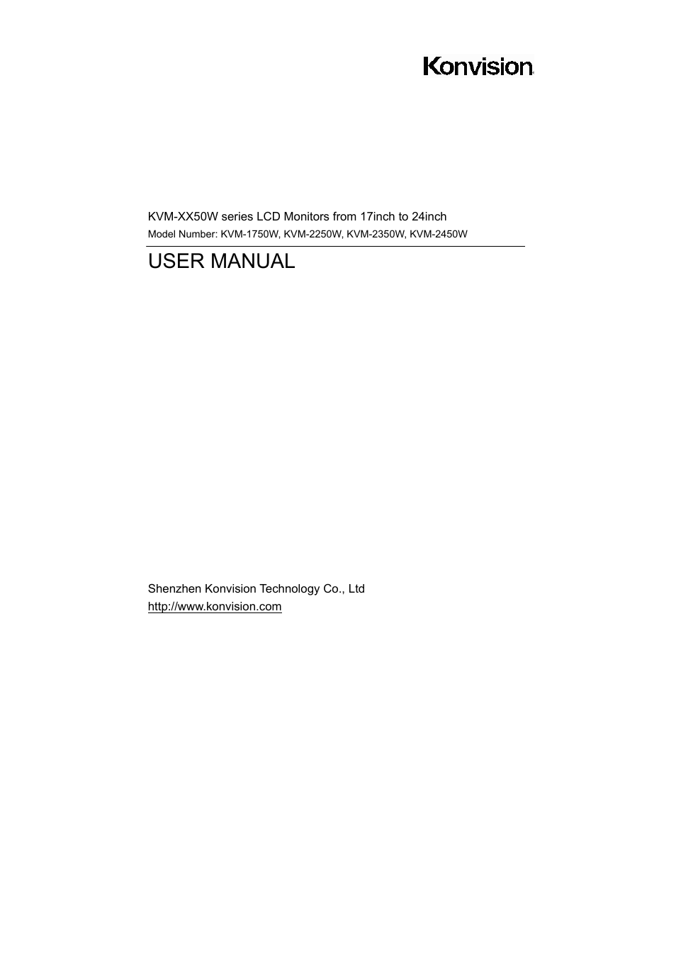 ikan KVM-2450W User Manual | 34 pages