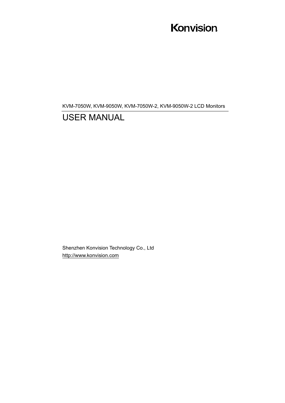 ikan KVM-7050W User Manual | 33 pages