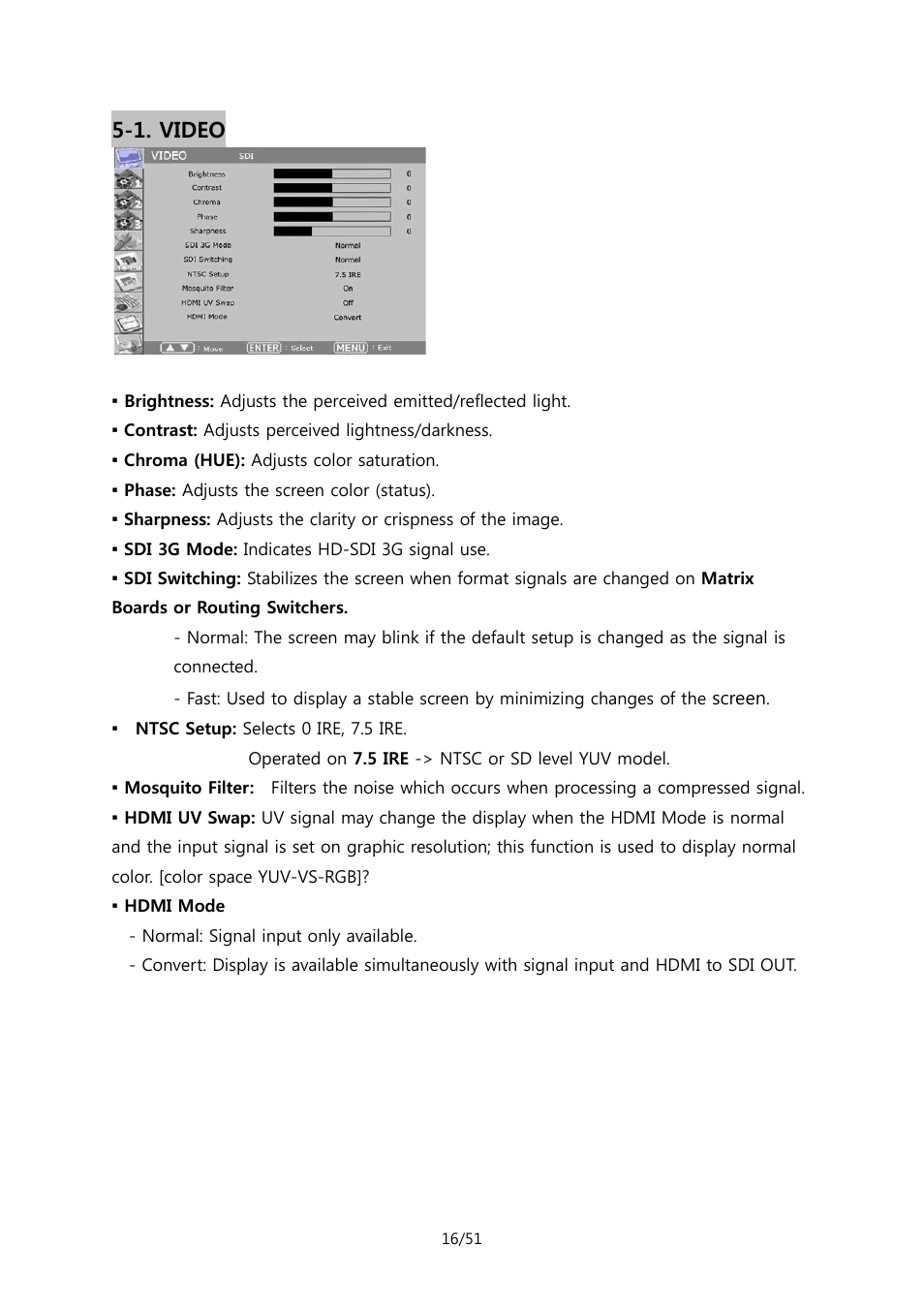 1. video | ikan MR7 User Manual | Page 16 / 51