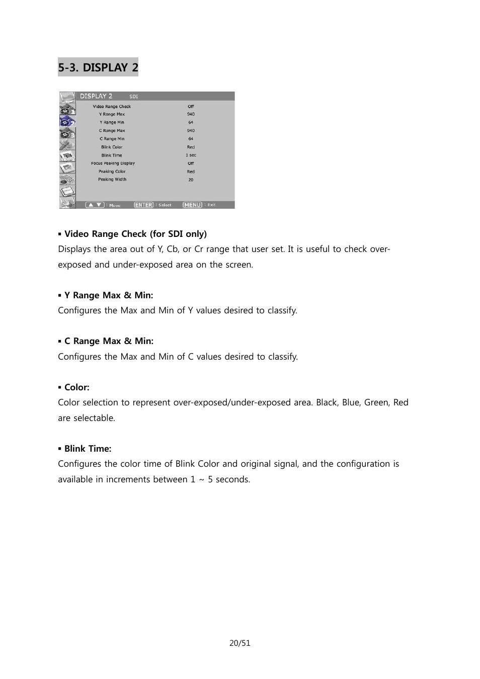 3. display 2 | ikan MR7 User Manual | Page 20 / 51
