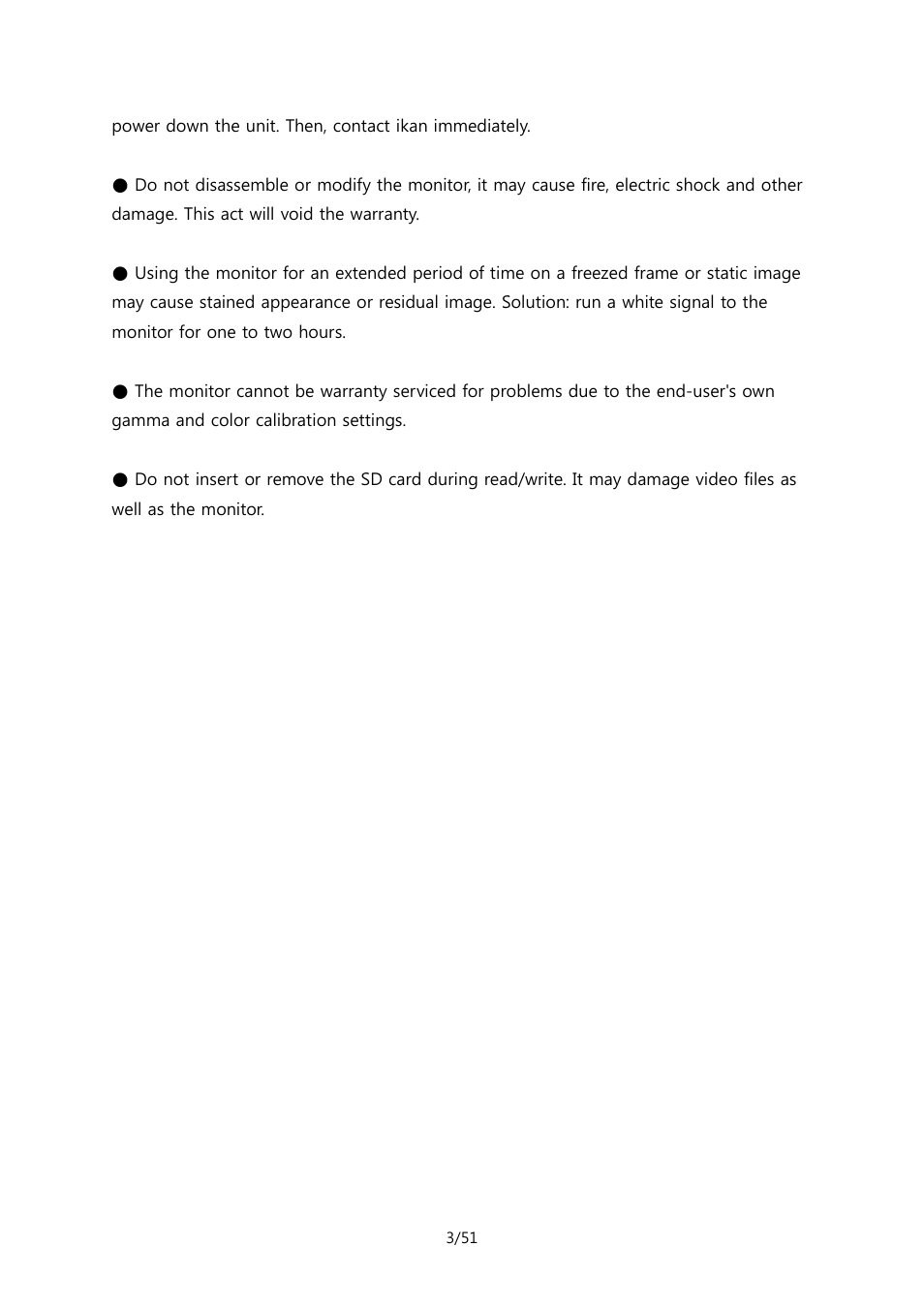 ikan MR7 User Manual | Page 3 / 51