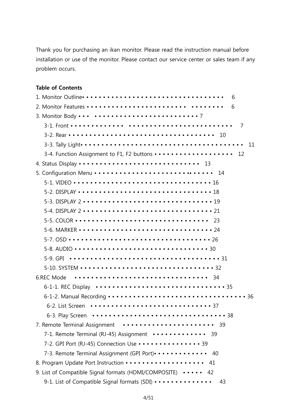 ikan MR7 User Manual | Page 4 / 51