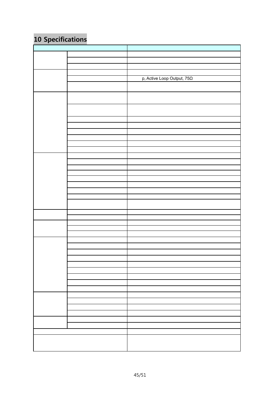 10 specifications | ikan MR7 User Manual | Page 45 / 51