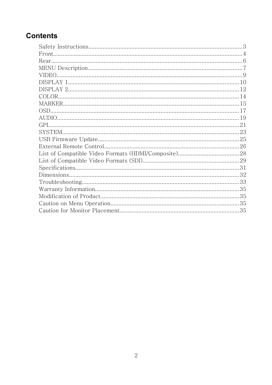 ikan MS21 User Manual | Page 2 / 29