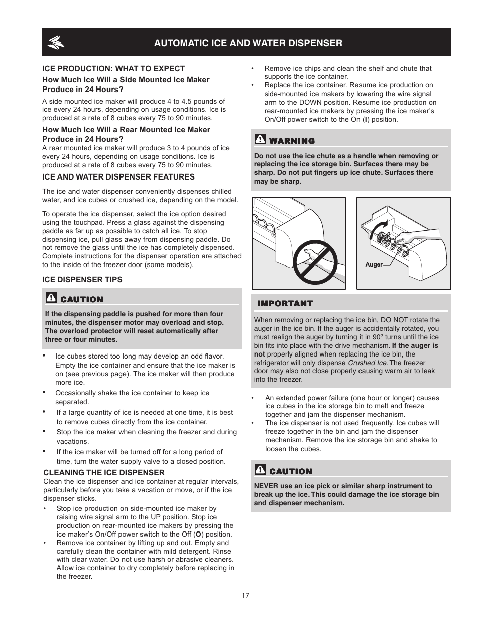 Crosley 241824400 User Manual | Page 17 / 29