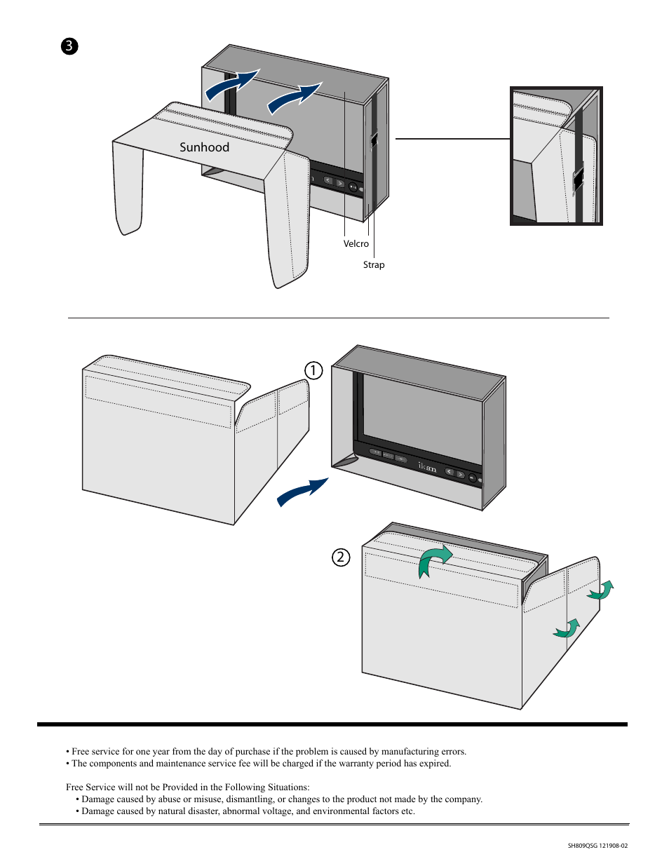 Sh809_qsg2_update | ikan SH809 User Manual | Page 2 / 2