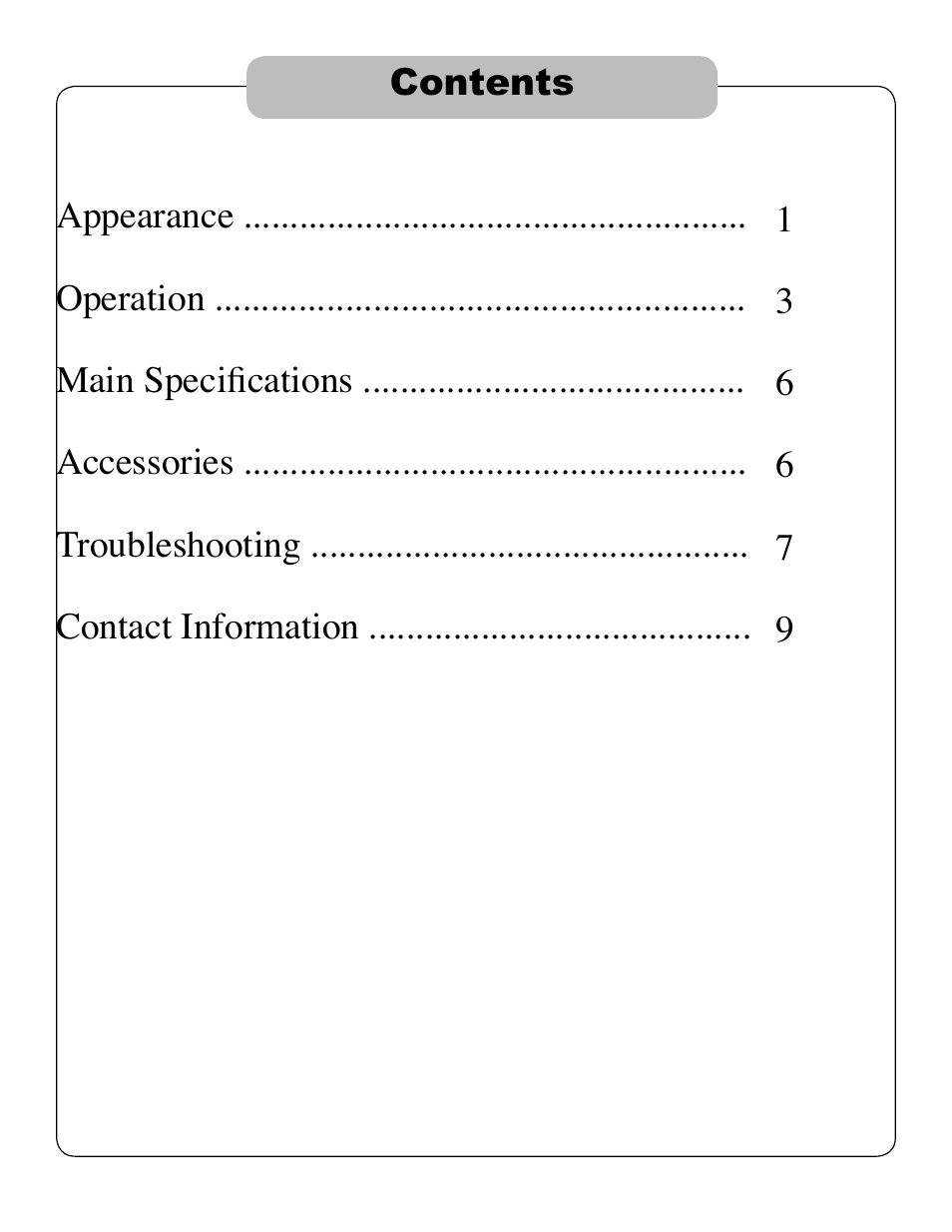 ikan V8000T User Manual | Page 3 / 13