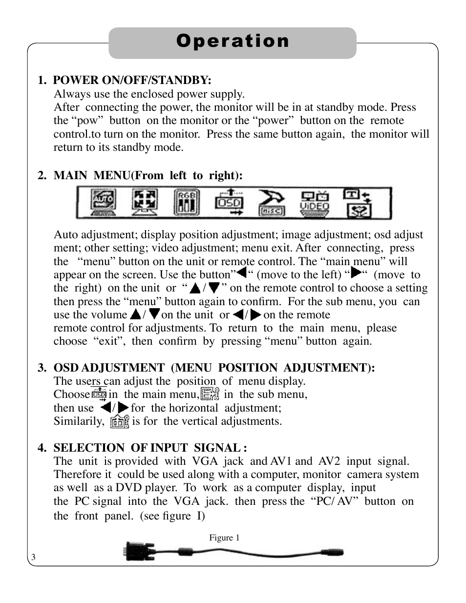 Oper ation | ikan V8000T User Manual | Page 6 / 13