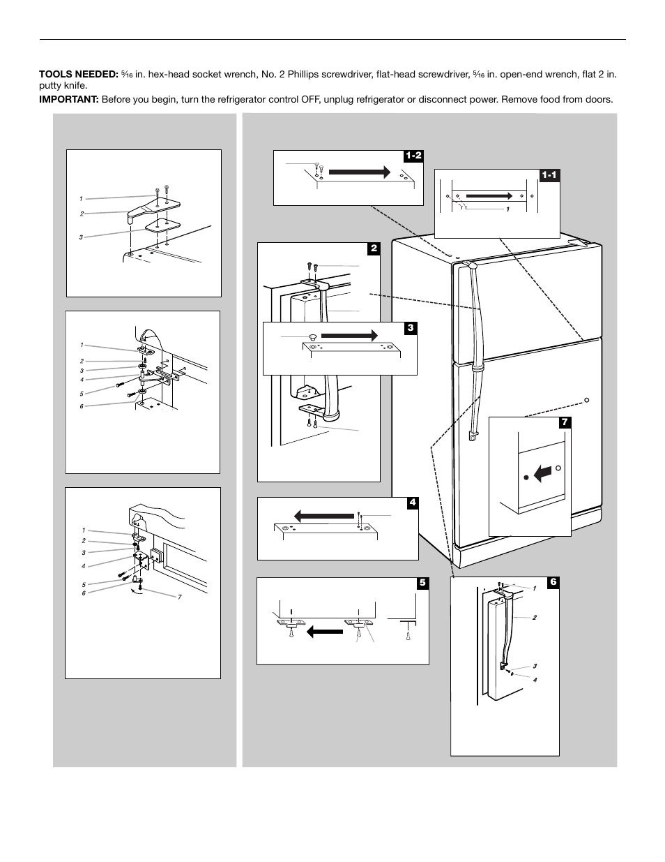 Door removal & replacement, Door swing reversal (optional) | Crosley 2209920 User Manual | Page 6 / 16