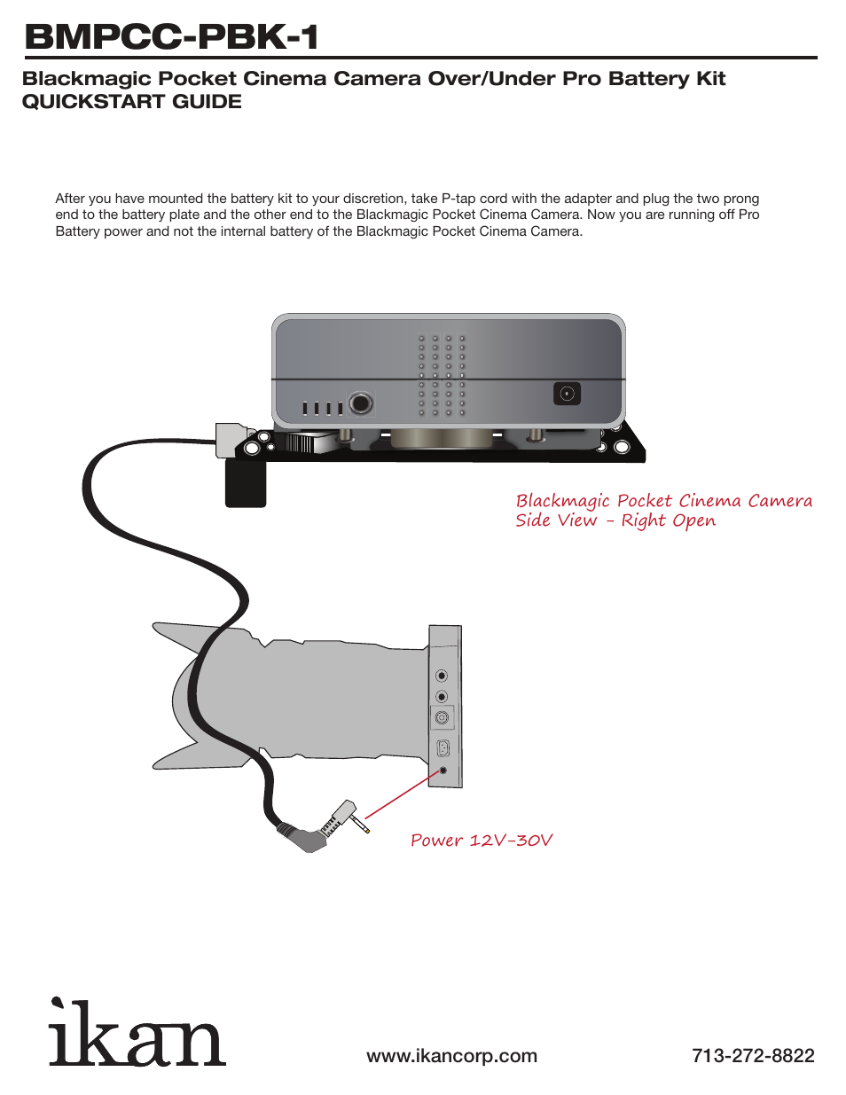 Bmpcc-pbk-1 | ikan BMPCC-PBK-1 User Manual | Page 3 / 3