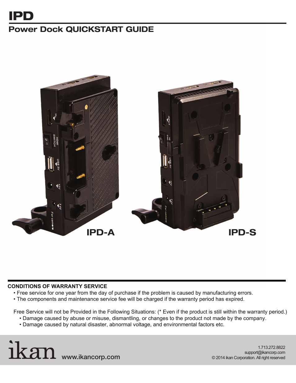 ikan IPD-A User Manual | 4 pages