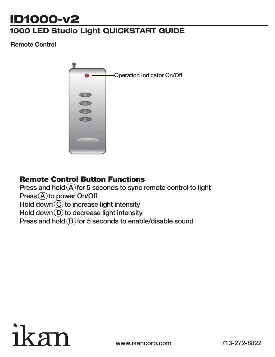 ikan ID1000-v2 User Manual | Page 4 / 4