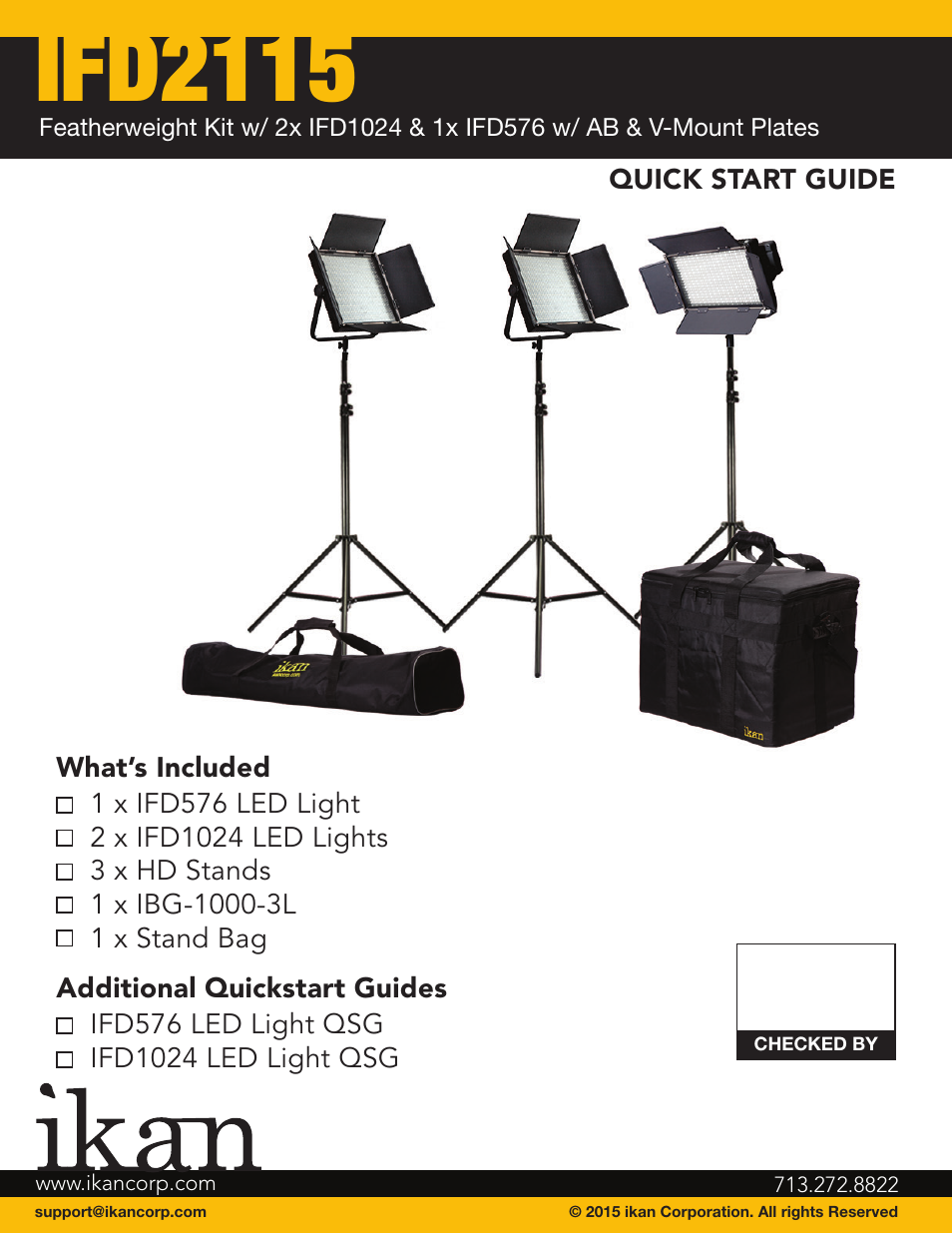 ikan IFD2115 User Manual | 10 pages