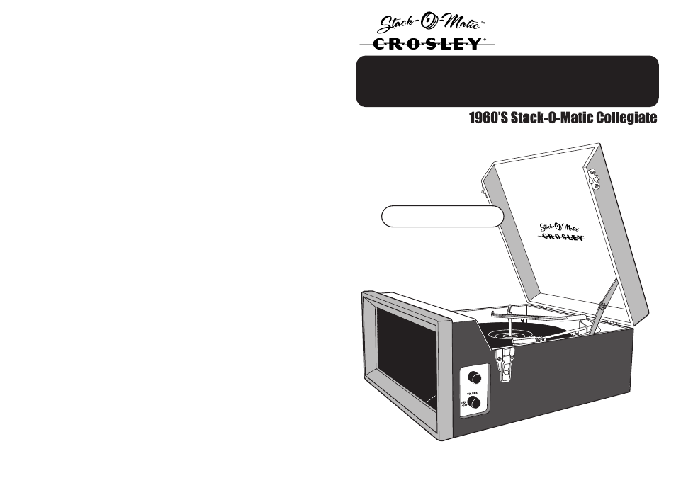 Crosley CR85 User Manual | 5 pages