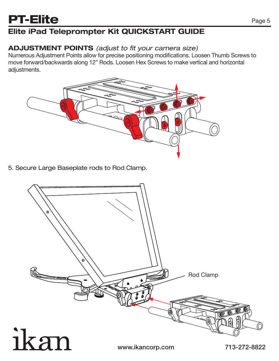 Pt-elite | ikan PT-Elite User Manual | Page 6 / 8