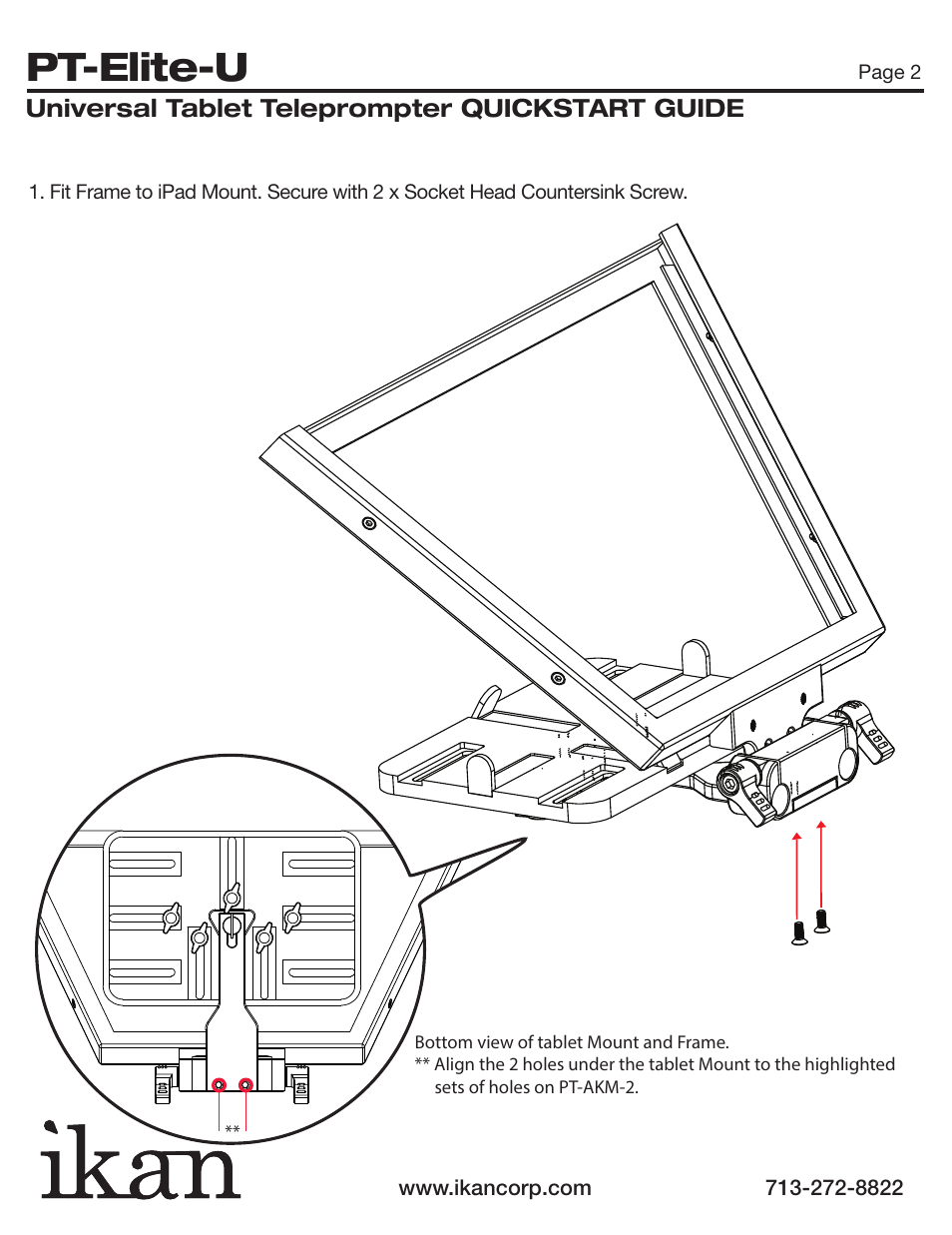 Pt-elite-u | ikan PT-Elite-U User Manual | Page 3 / 7