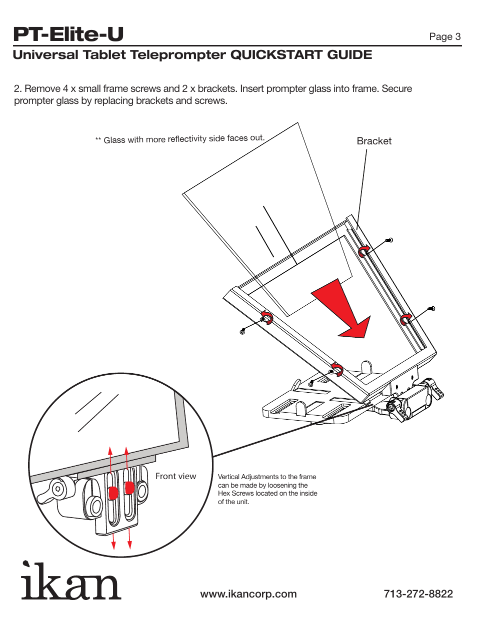 Pt-elite-u | ikan PT-Elite-U User Manual | Page 4 / 7