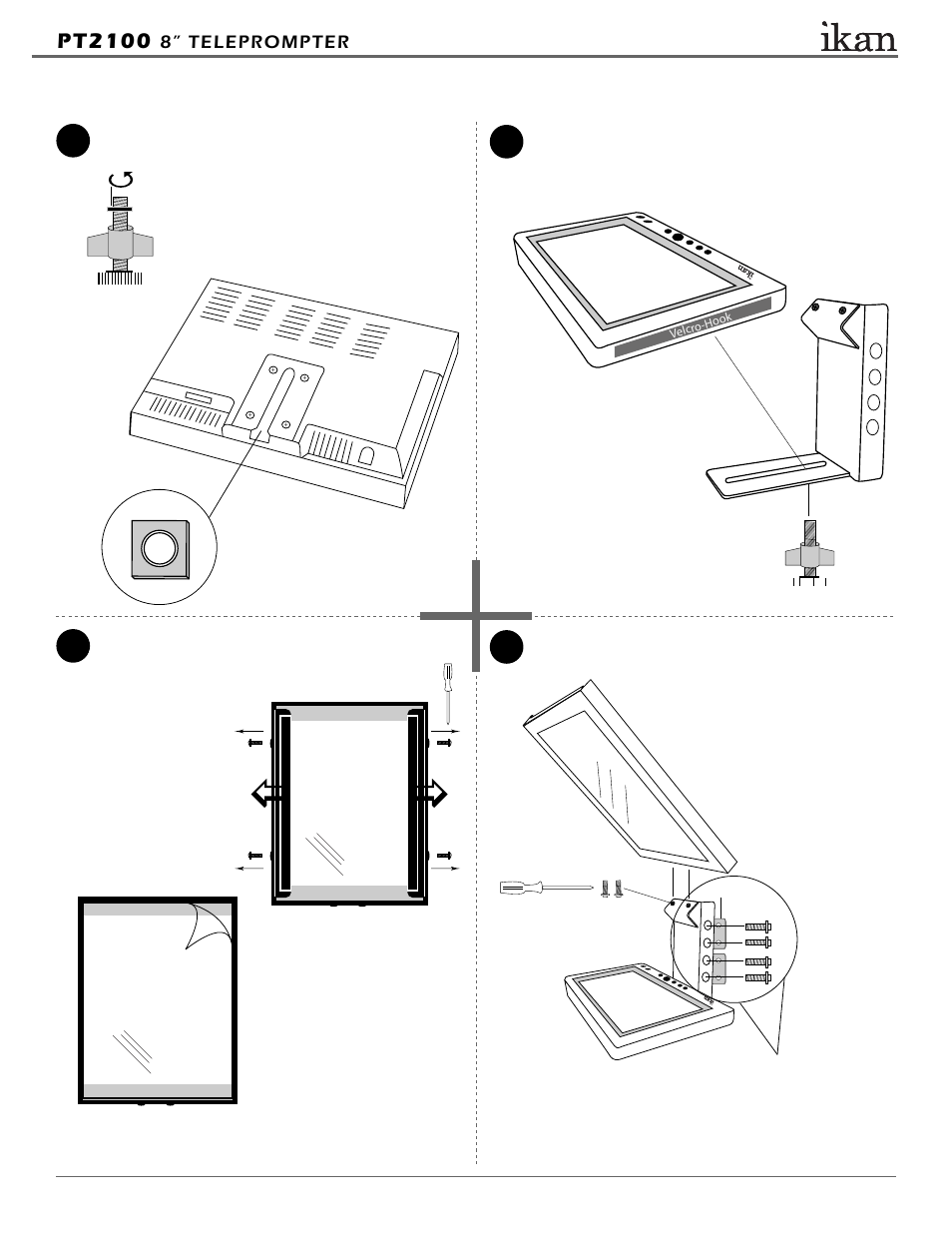 Pt2100_p2, Assembly instruction, Pt2100 | ikan PT2100 User Manual | Page 3 / 12