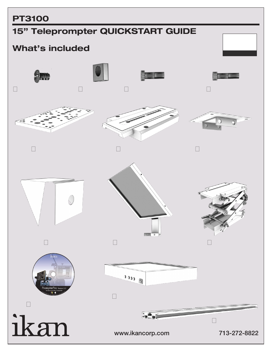 ikan PT3100 User Manual | 13 pages