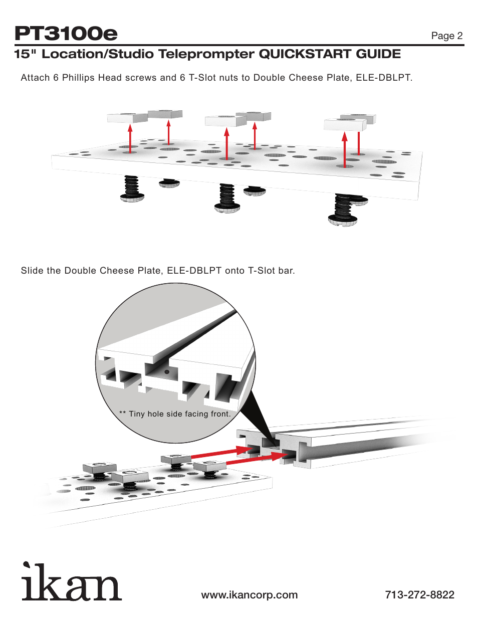 Pt3100e | ikan PT3100e User Manual | Page 3 / 12
