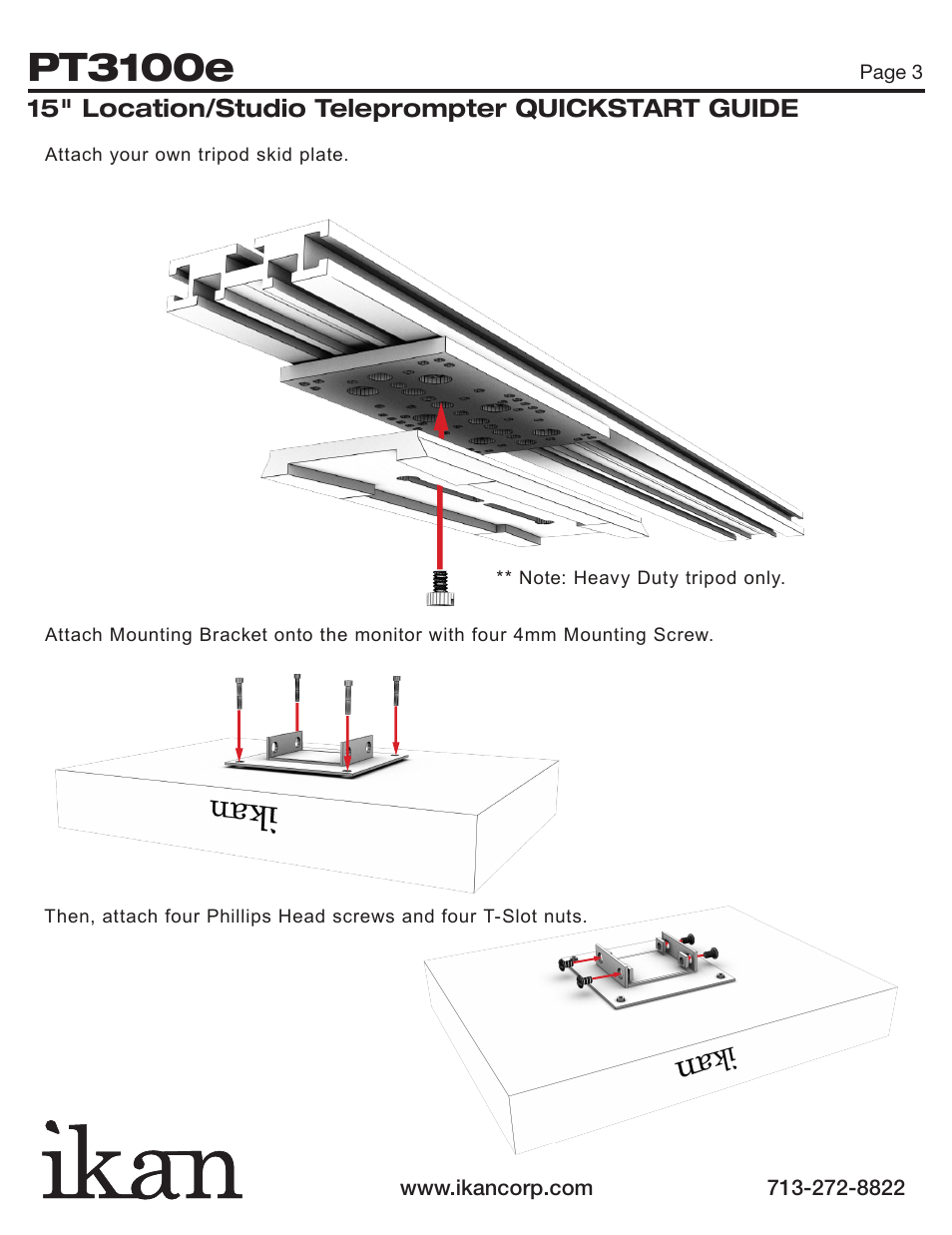 Pt3100e | ikan PT3100e User Manual | Page 4 / 12