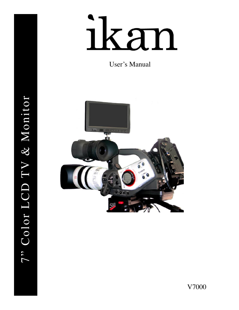 ikan V7000-DK User Manual | 12 pages