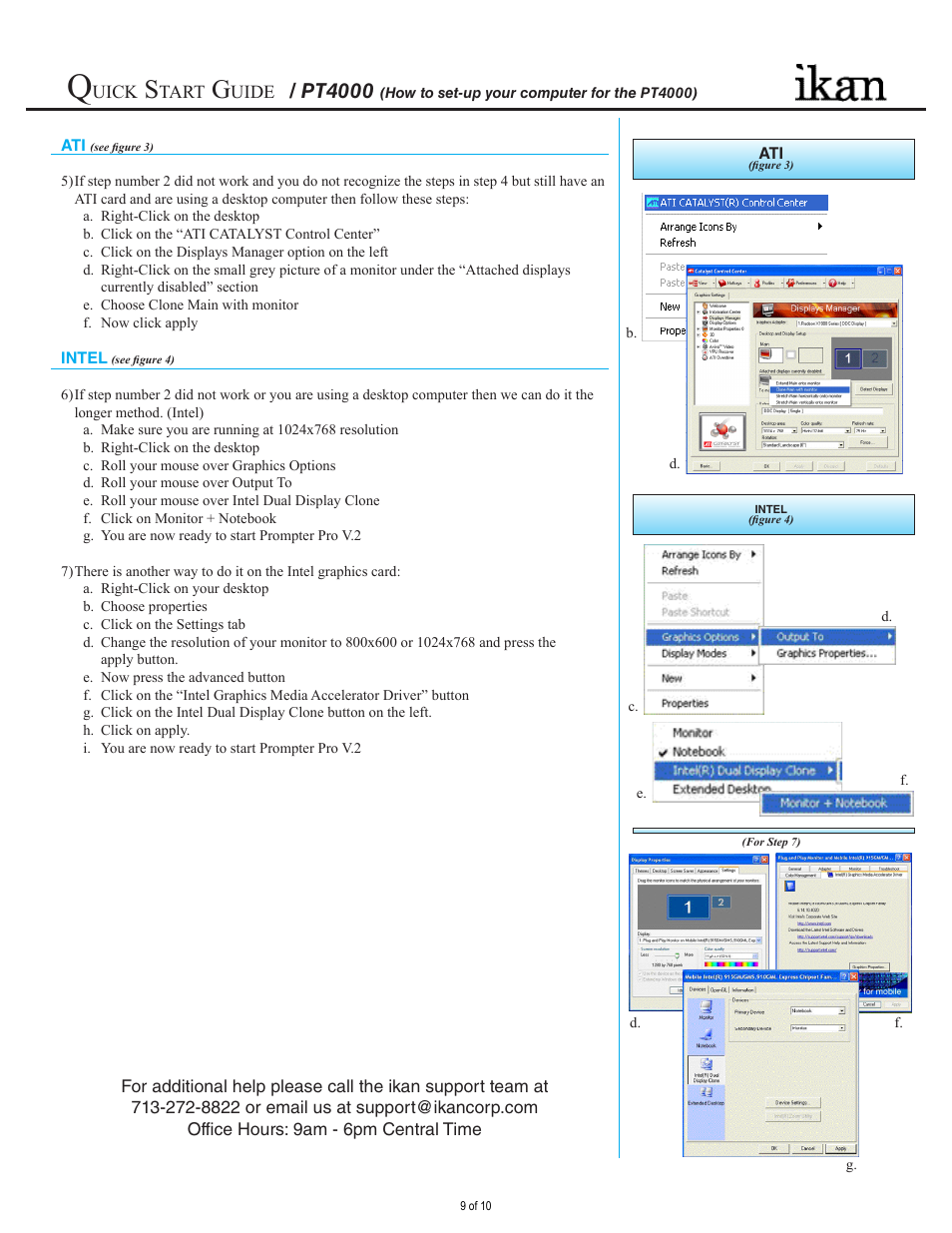 Pt4000 | ikan PT4000 User Manual | Page 10 / 11