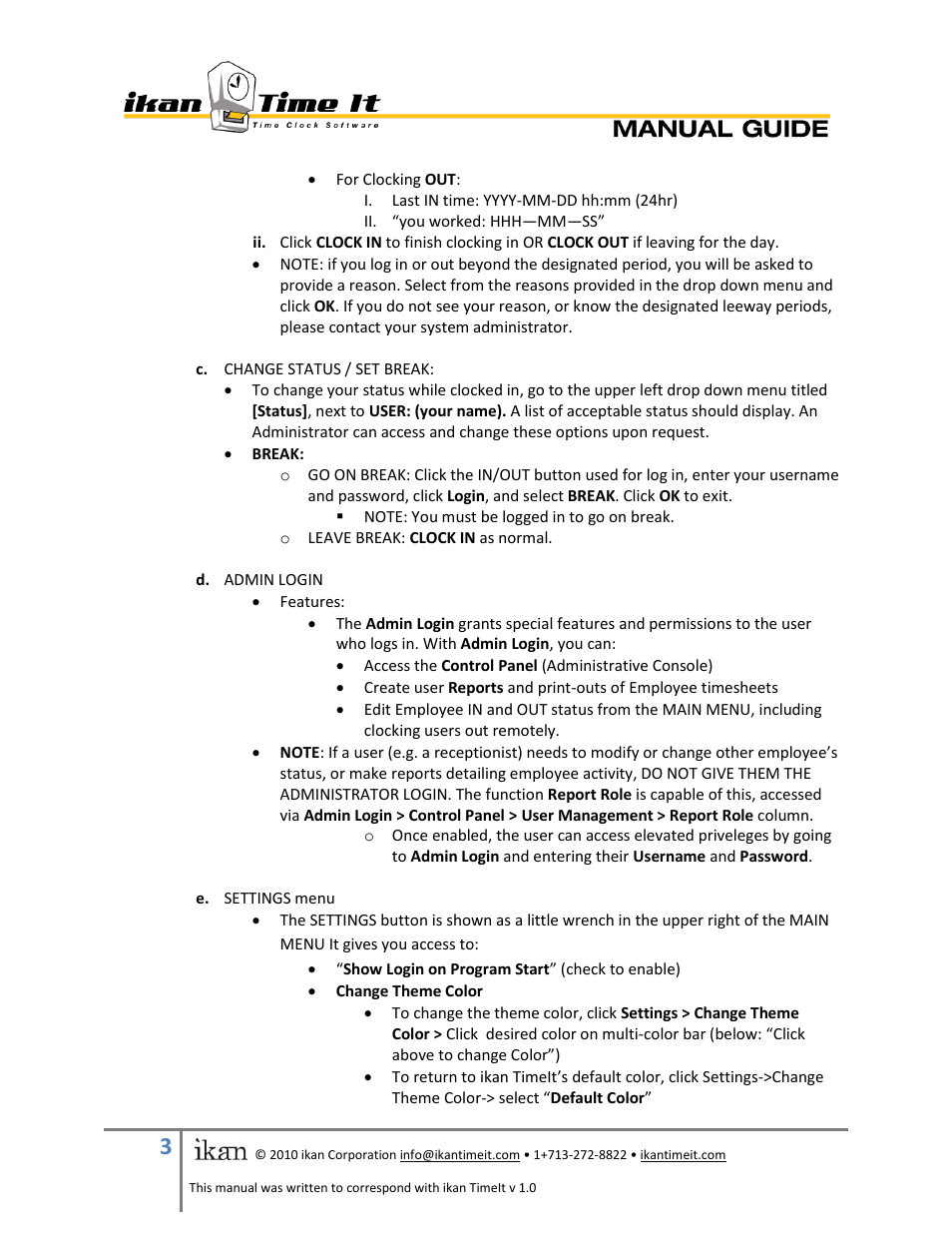 ikan TIMEIT User Manual | Page 3 / 7