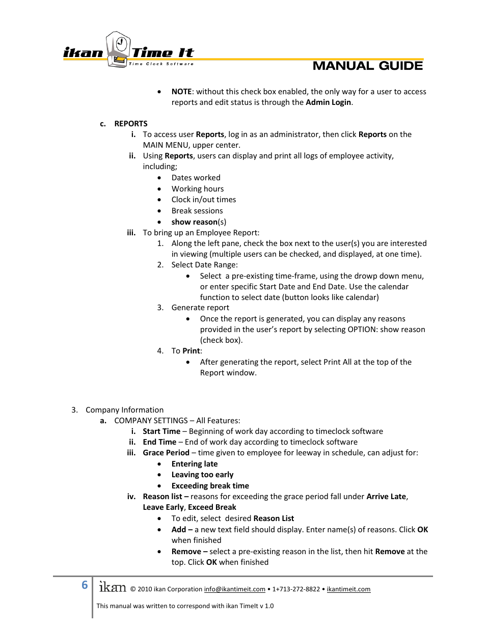 ikan TIMEIT User Manual | Page 6 / 7