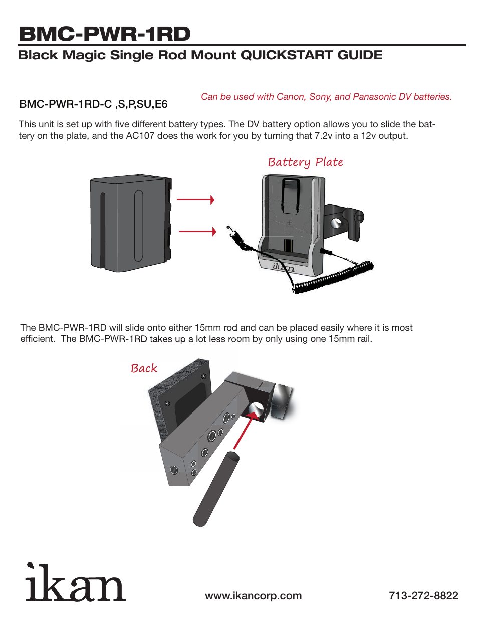 Bmc-pwr-1rd | ikan BMC-PWR-1RD User Manual | Page 2 / 2