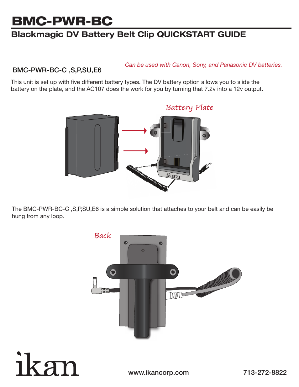 Bmc-pwr-bc | ikan BMC-PWR-BC User Manual | Page 2 / 2
