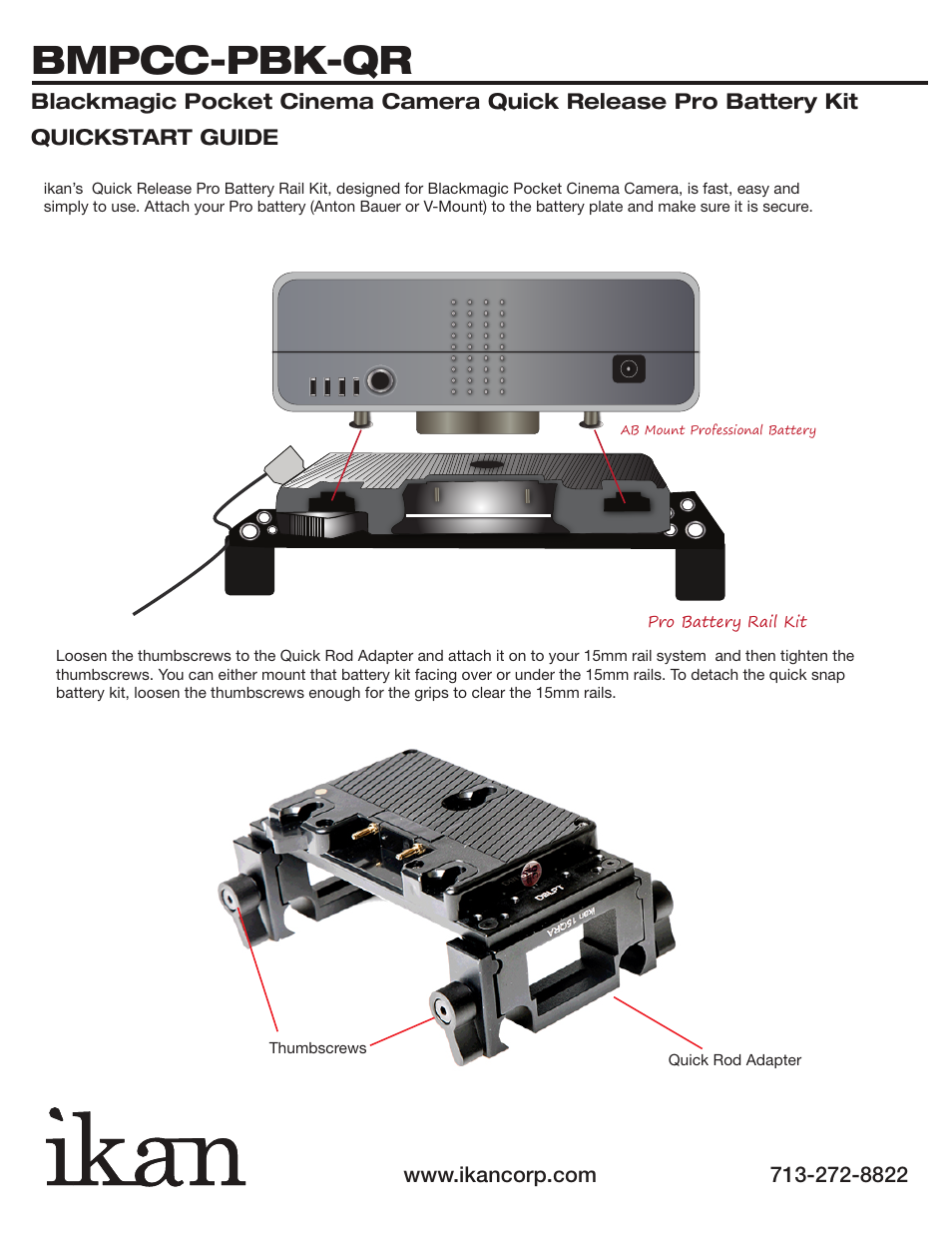 Bmpcc-pbk-qr | ikan BMPCC-PBK-QR User Manual | Page 2 / 4