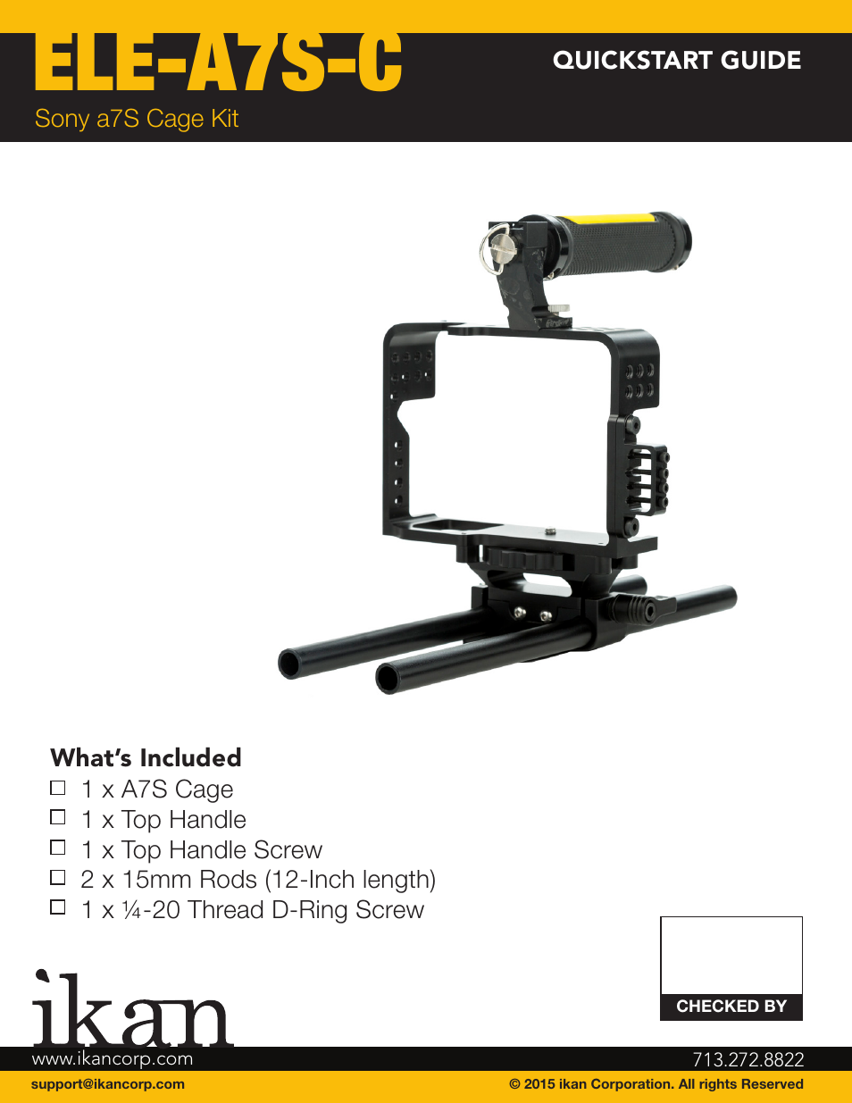 ikan ELE-A7S-C User Manual | 4 pages