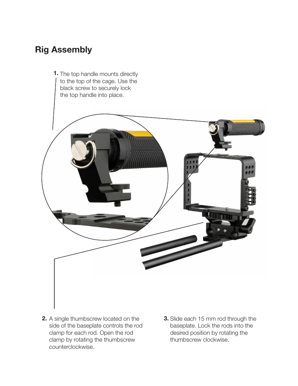 Rig assembly | ikan ELE-A7S-C User Manual | Page 2 / 4