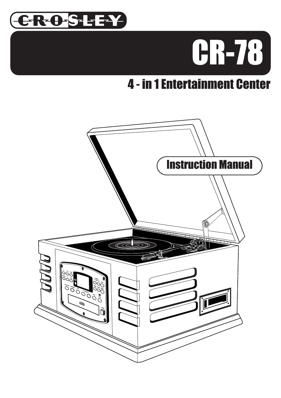 Crosley CR-78 User Manual | 14 pages