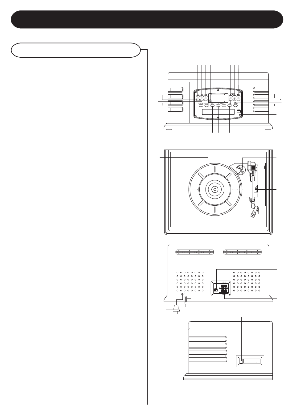 Control locators, Unit controls | Crosley CR-78 User Manual | Page 5 / 14