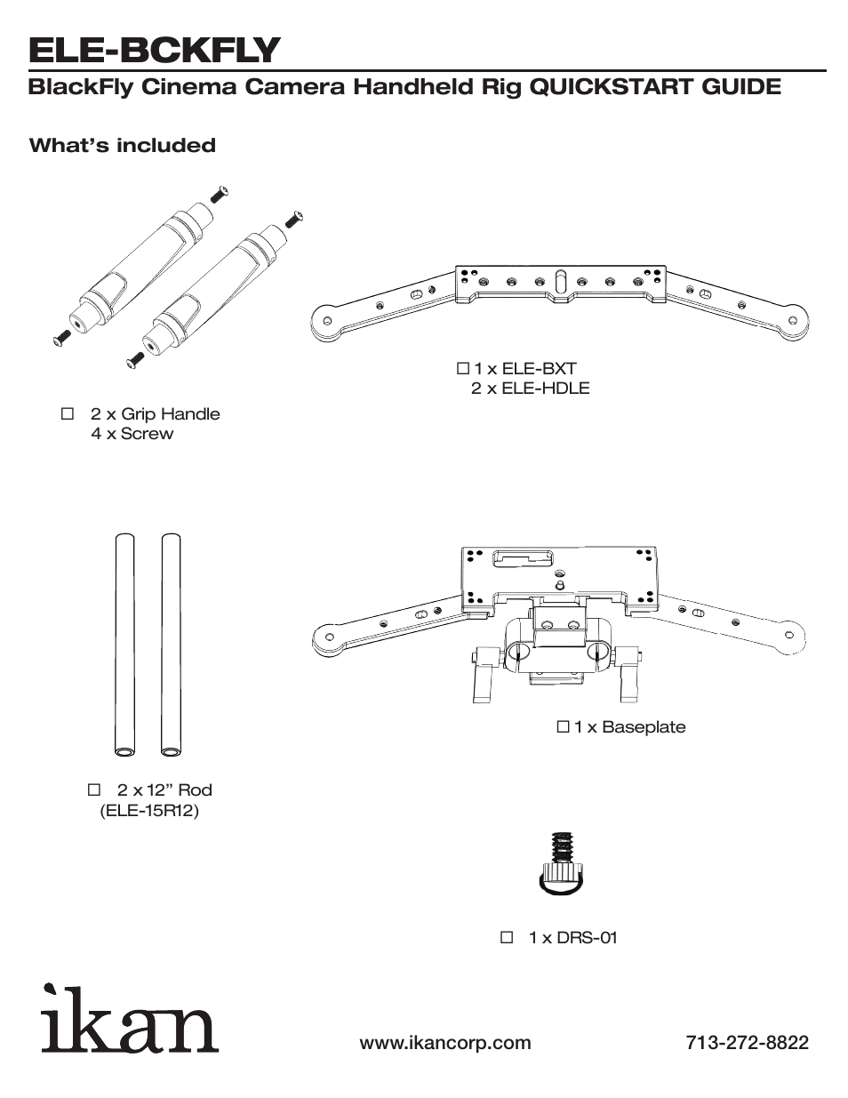 Ele-bckfly | ikan ELE-BCKFLY User Manual | Page 2 / 8