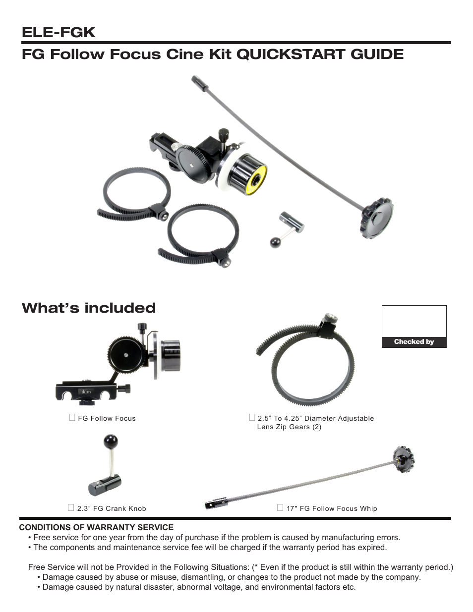 ikan ELE-FGK User Manual | 2 pages