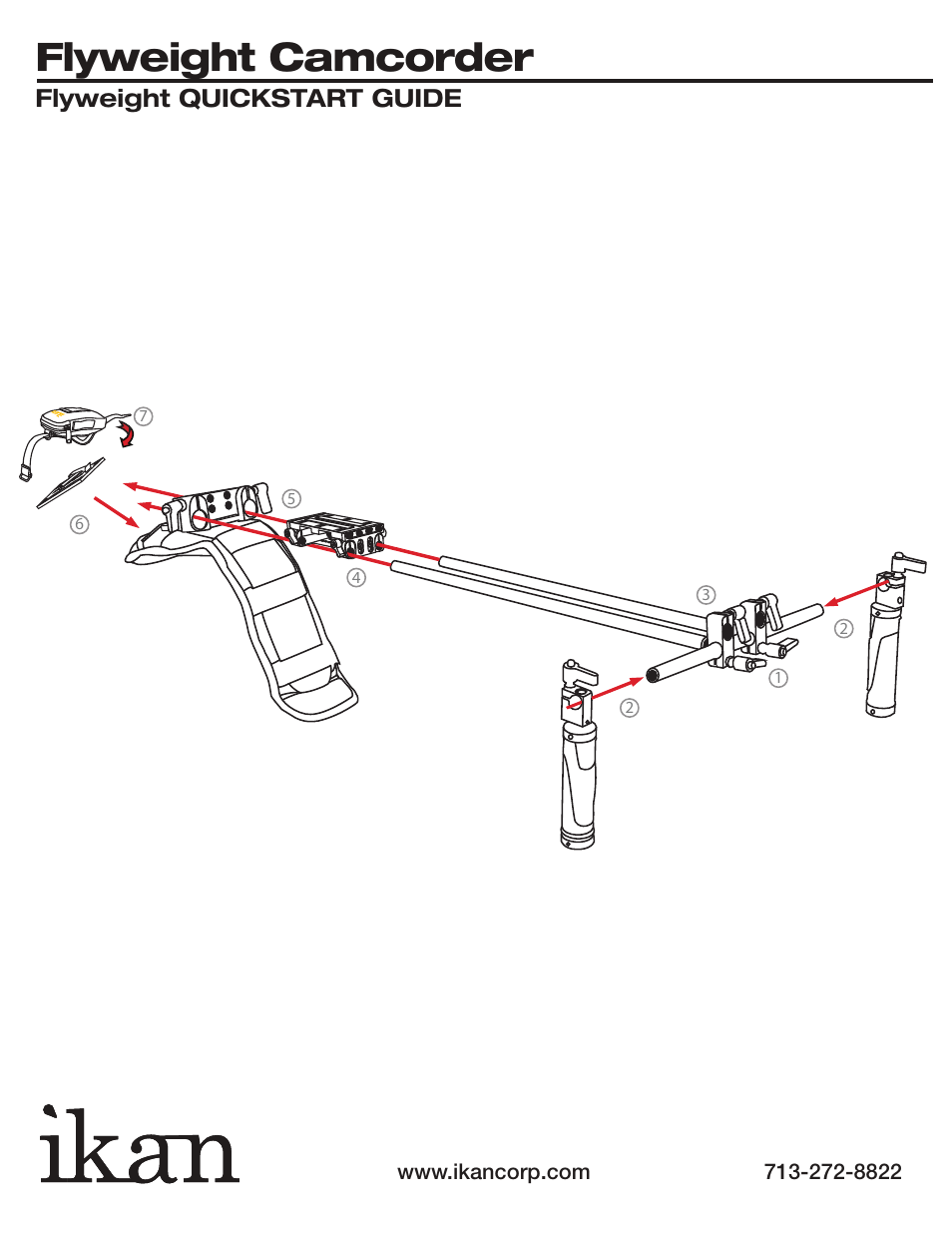 Flyweight camcorder, Flyweight quickstart guide | ikan ELE-FLWCAM User Manual | Page 3 / 9