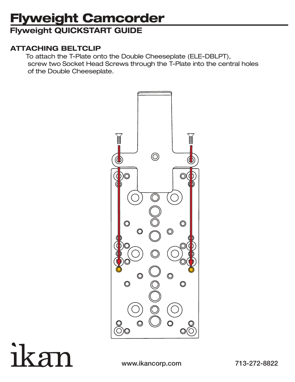 Flyweight camcorder | ikan ELE-FLWCAM User Manual | Page 6 / 9