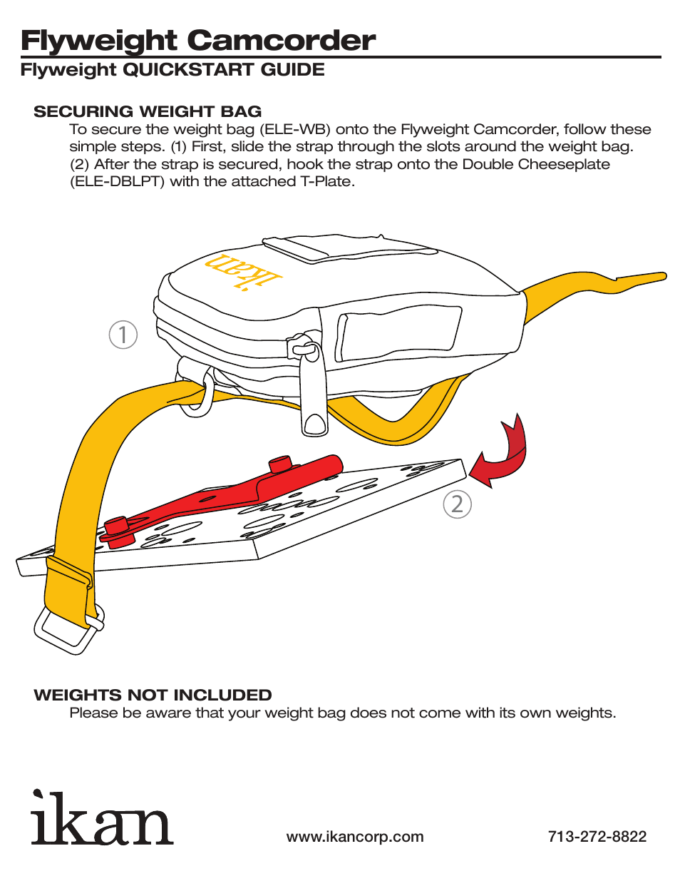 Flyweight camcorder | ikan ELE-FLWCAM User Manual | Page 7 / 9