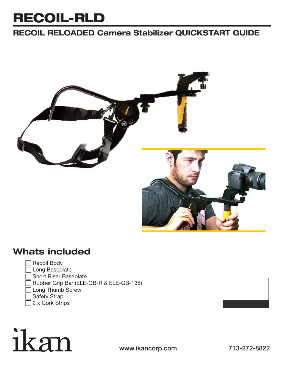 ikan ELE-RECOIL-RLD User Manual | 3 pages
