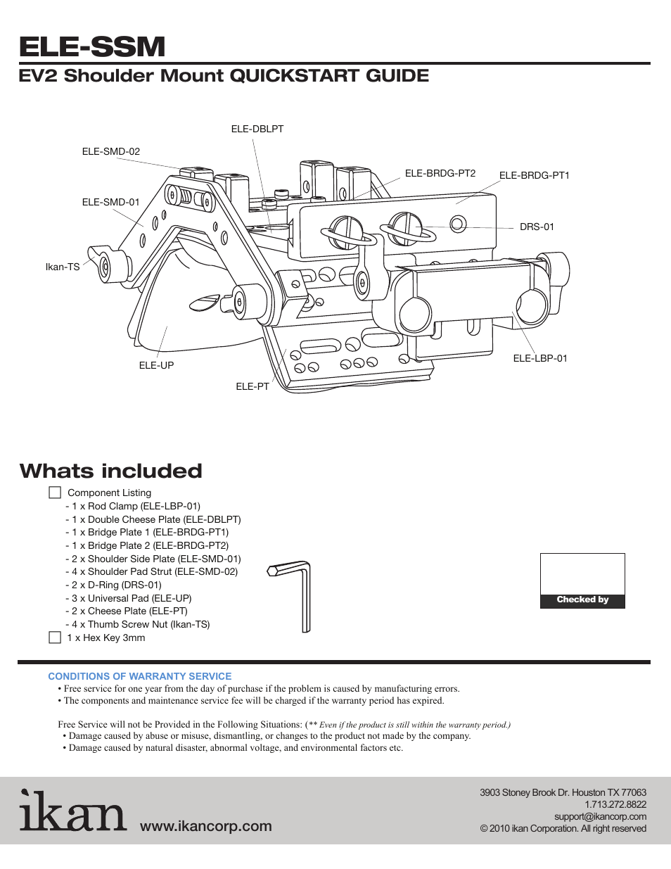 ikan ELE-SSM User Manual | 3 pages