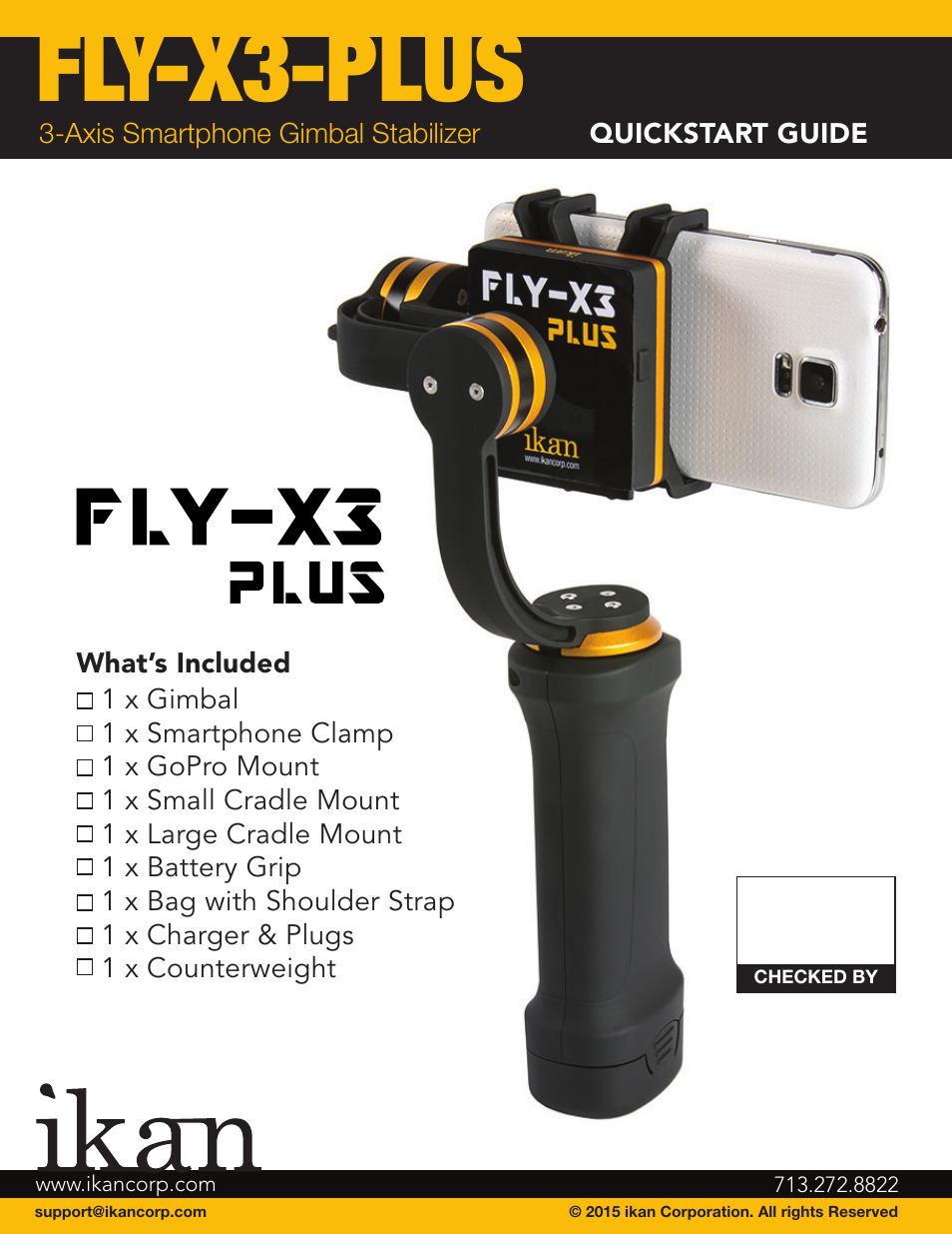 ikan FLY-X3-PLUS User Manual | 11 pages