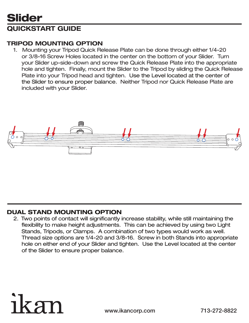 Slider | ikan SLD-01 User Manual | Page 4 / 7