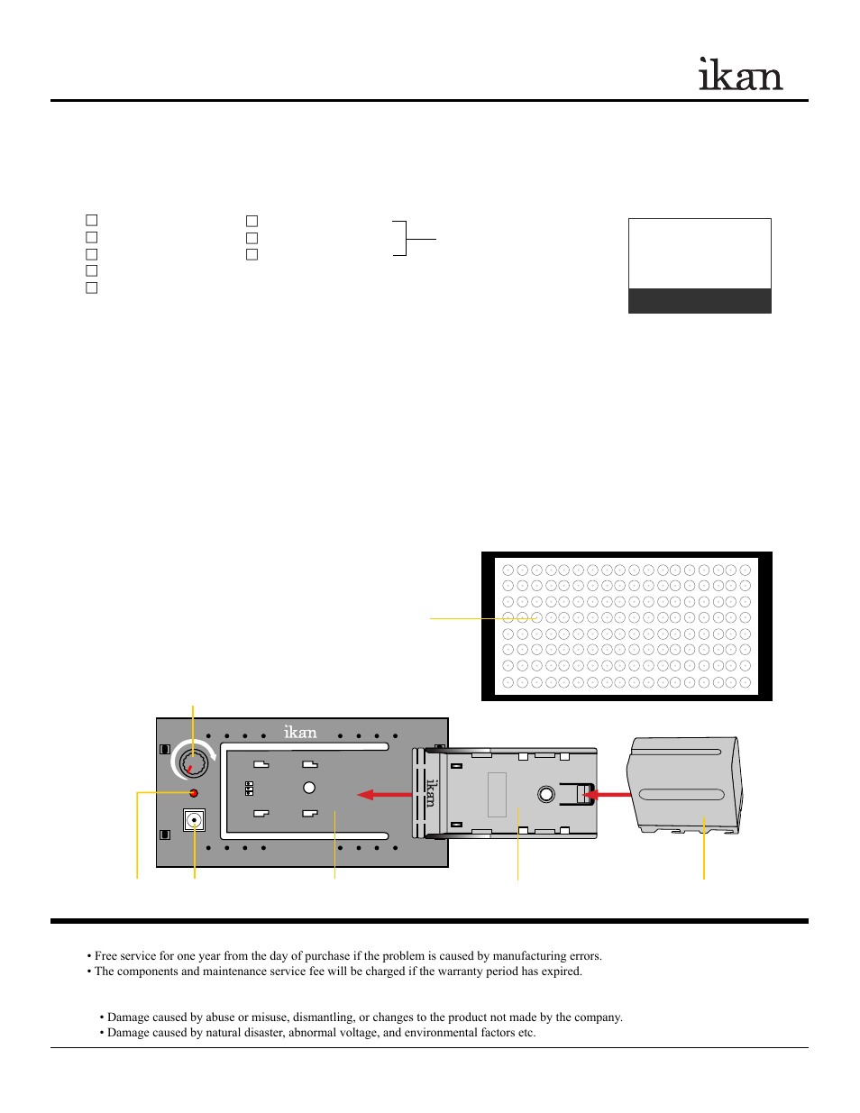 Iled155_qsg, Uick, Tart | Uide, Iled 155 kit | ikan FP1 User Manual | Page 3 / 7