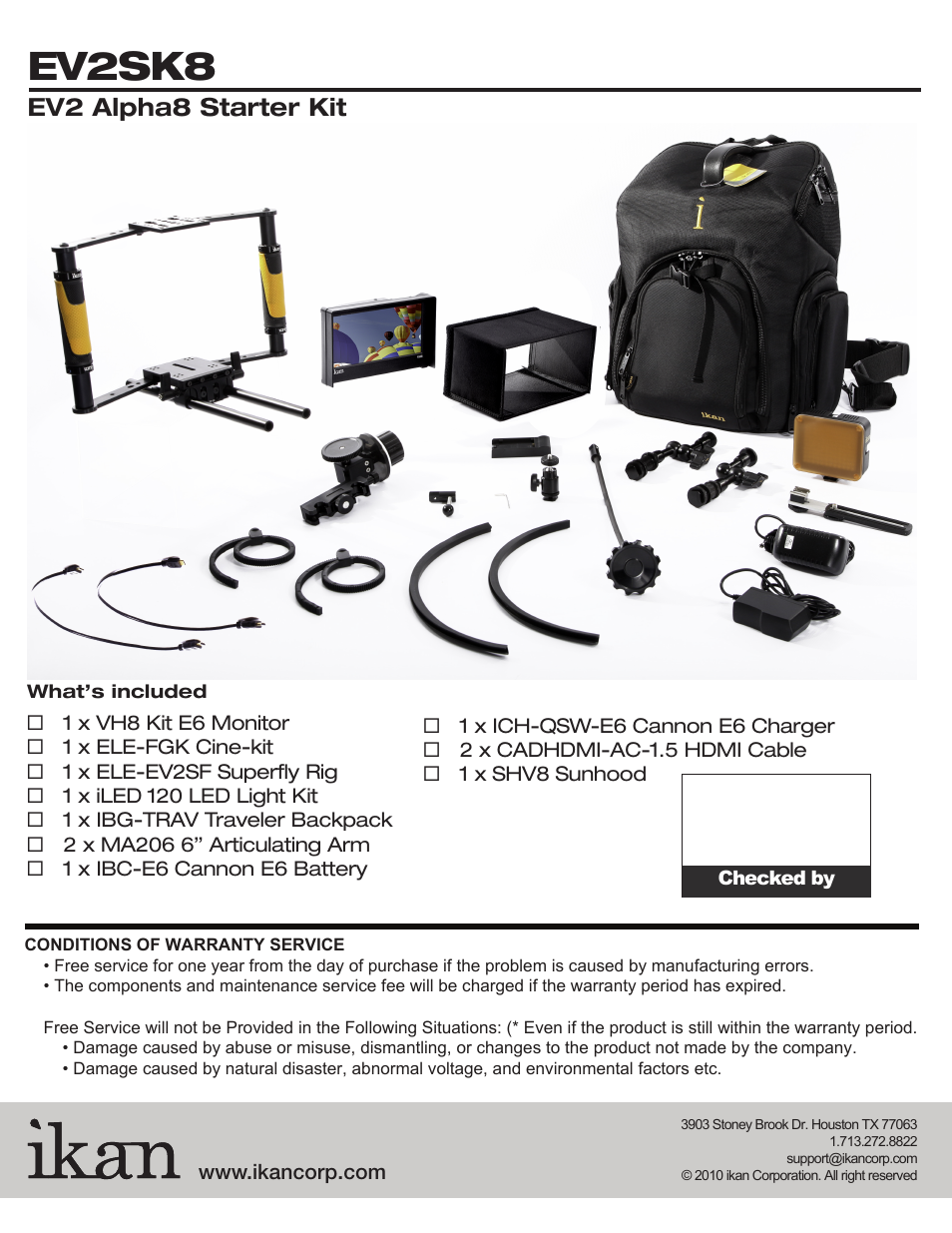 ikan EV2SK8 User Manual | 16 pages